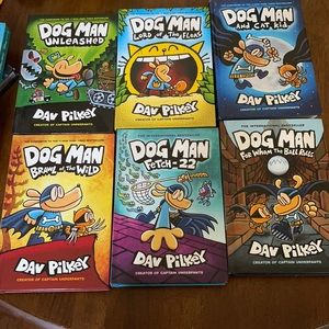 Six out of the ten series of #1 New York Times bestseller kid book DogMan